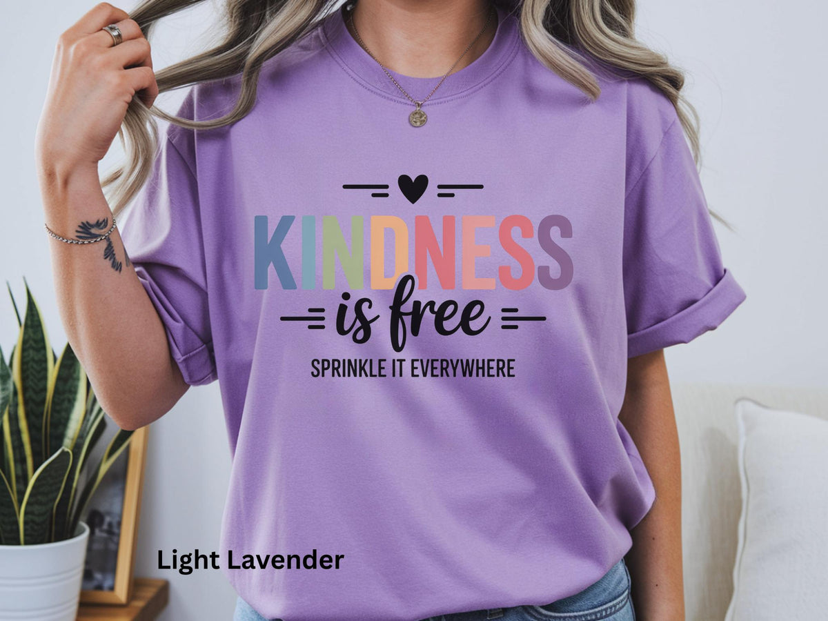 Kindness Is Free Shirt, Teacher Kindness Tee, Back to School Tee