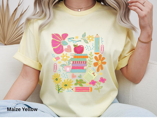 Boho Teacher Life Back to School Shirt