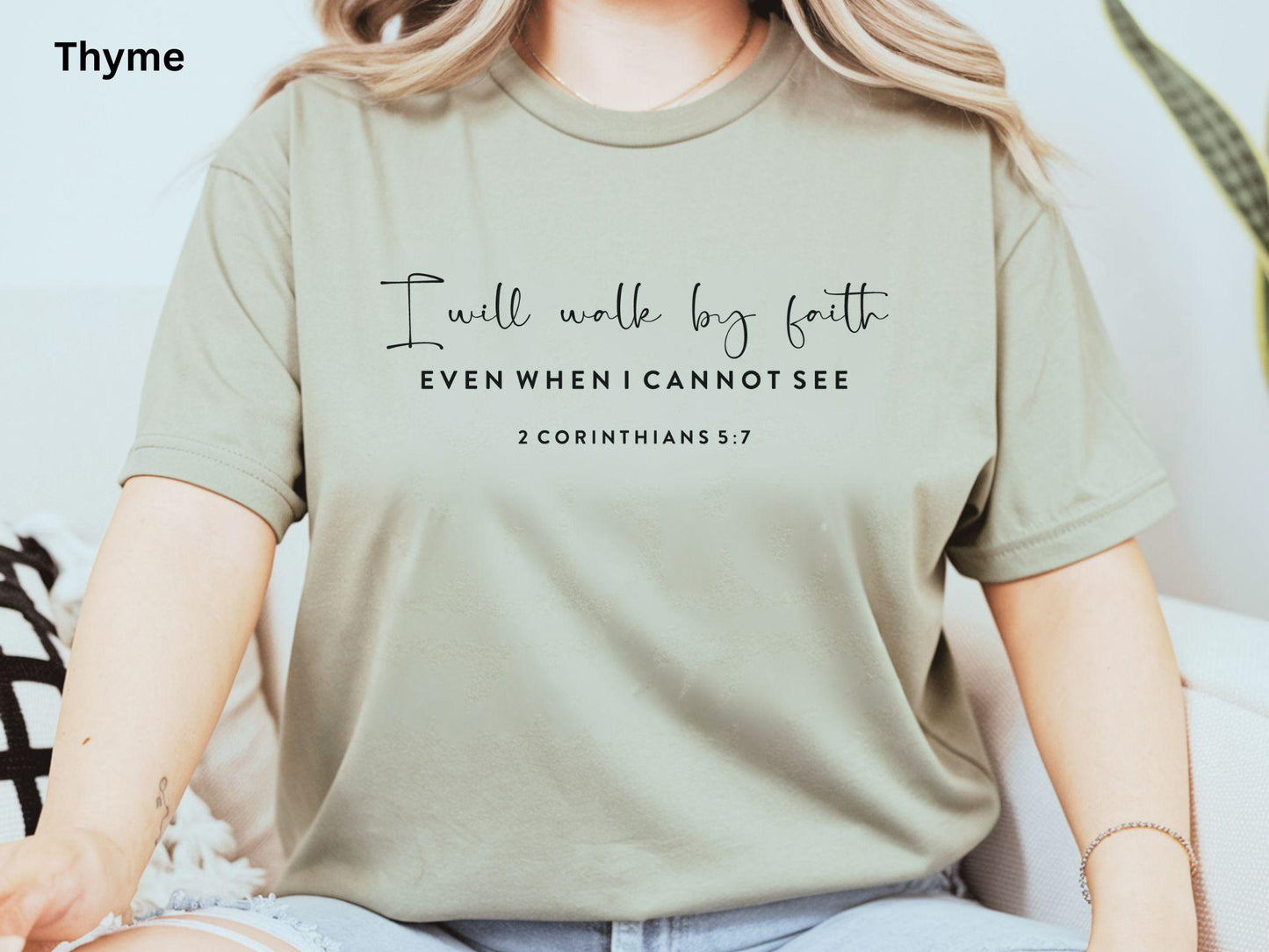 I Will Walk By Faith 2 Corinthians Tee