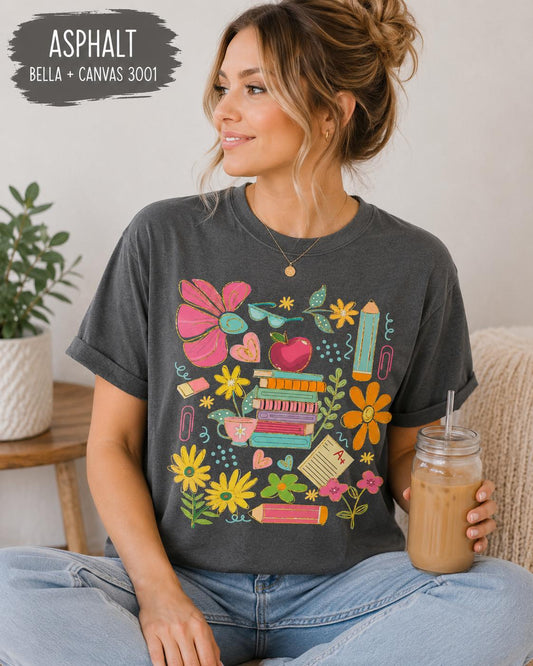 Boho Teacher Life Back to School Shirt