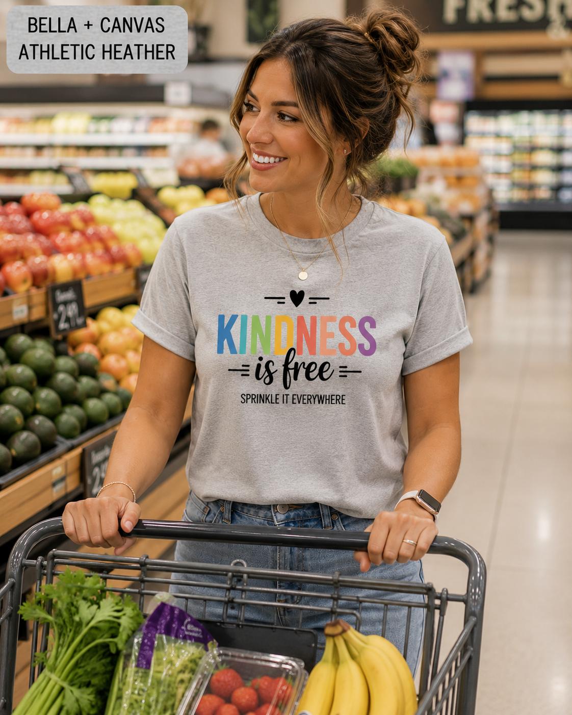 Kindness Is Free Shirt, Teacher Kindness Tee, Back to School Tee
