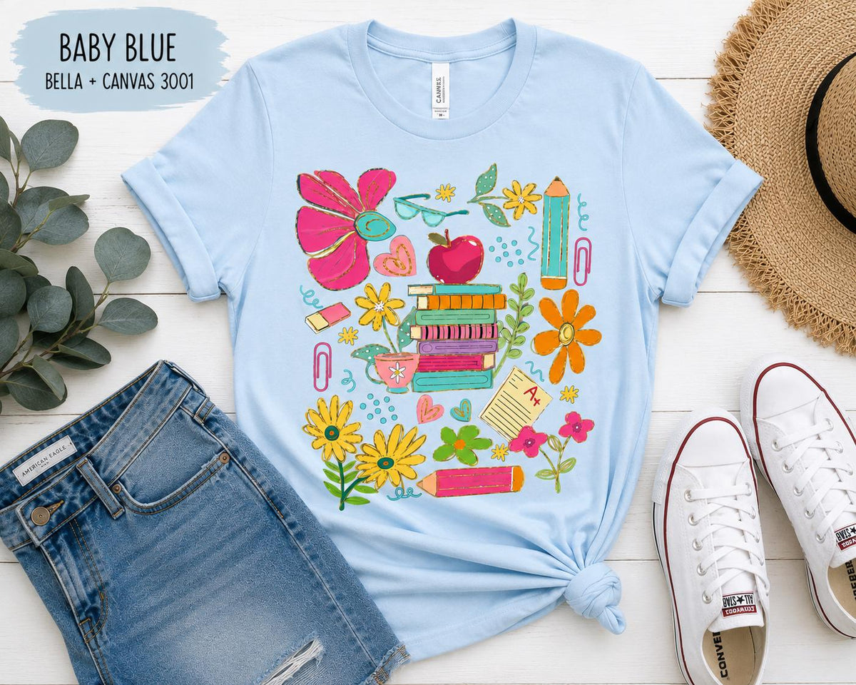 Boho Teacher Life Back to School Shirt