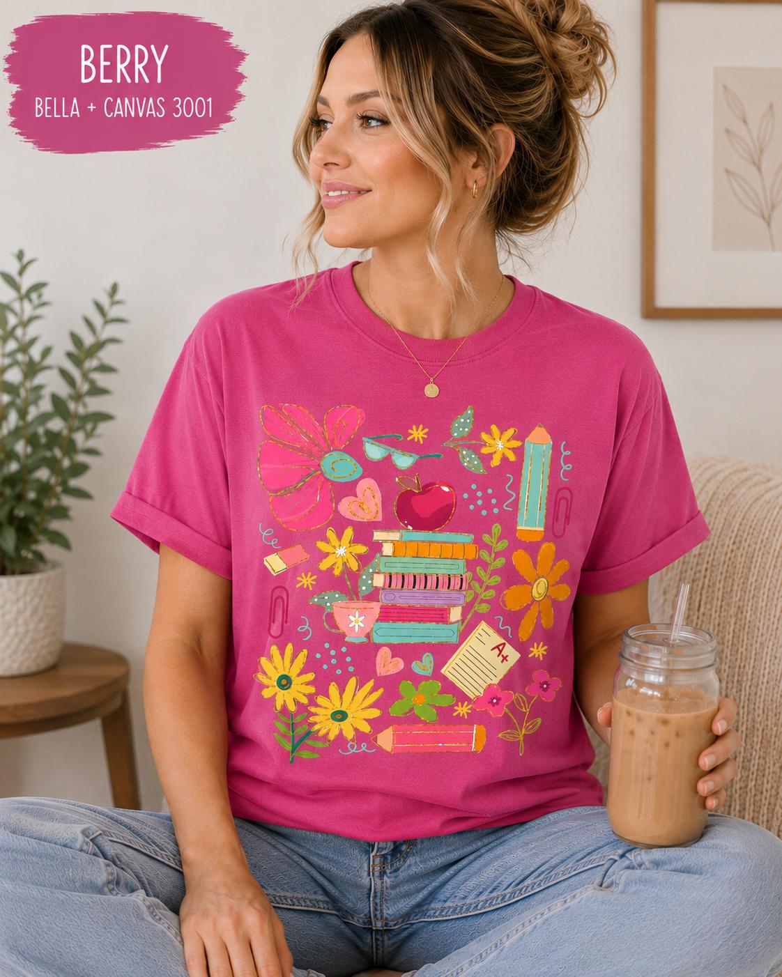 Boho Teacher Life Back to School Shirt