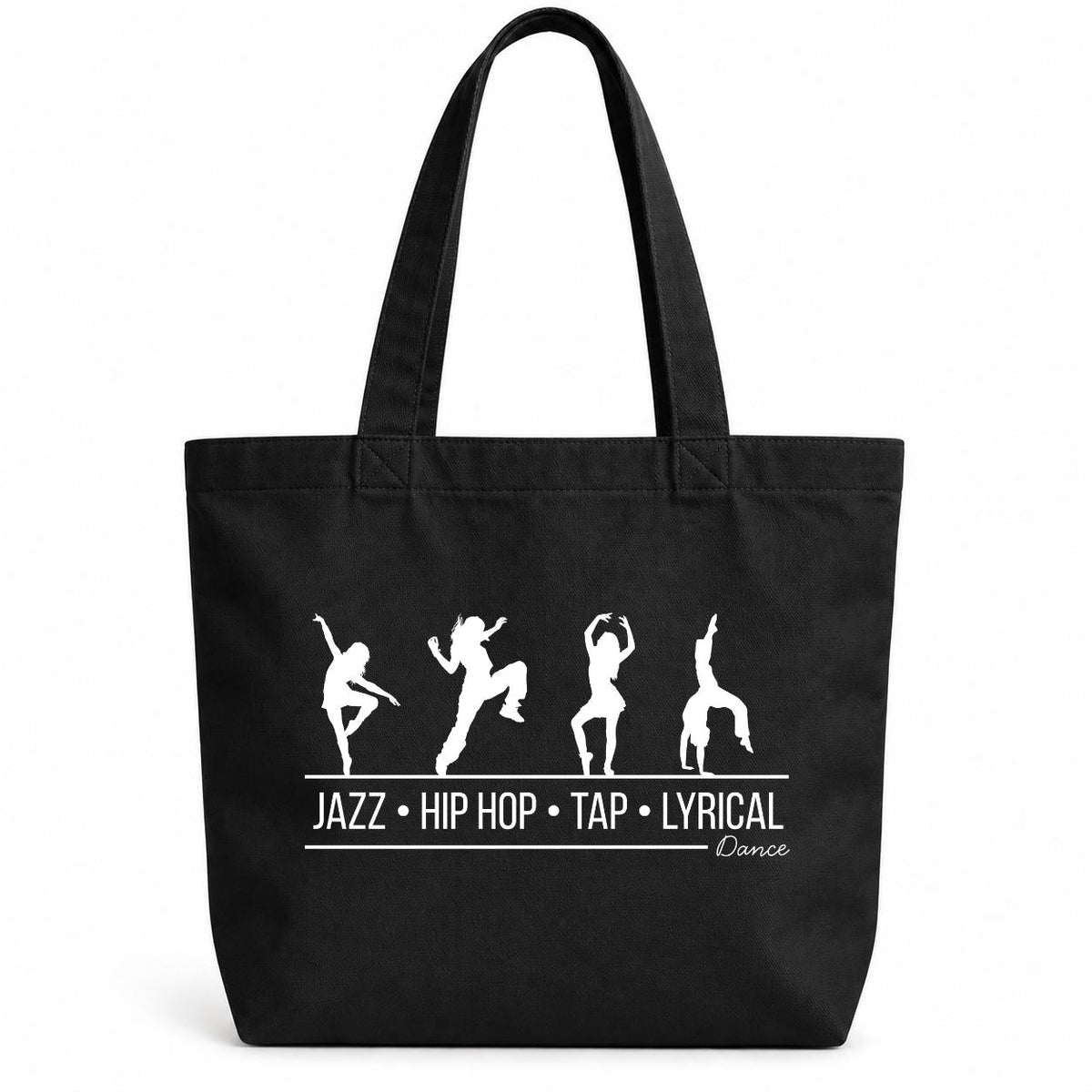 Personalized Dance Tote Bag, Dancer Gift, Dance Bag for Girls, Jazz Hip Hop Tap Lyrical Dance, Dance Team Gift
