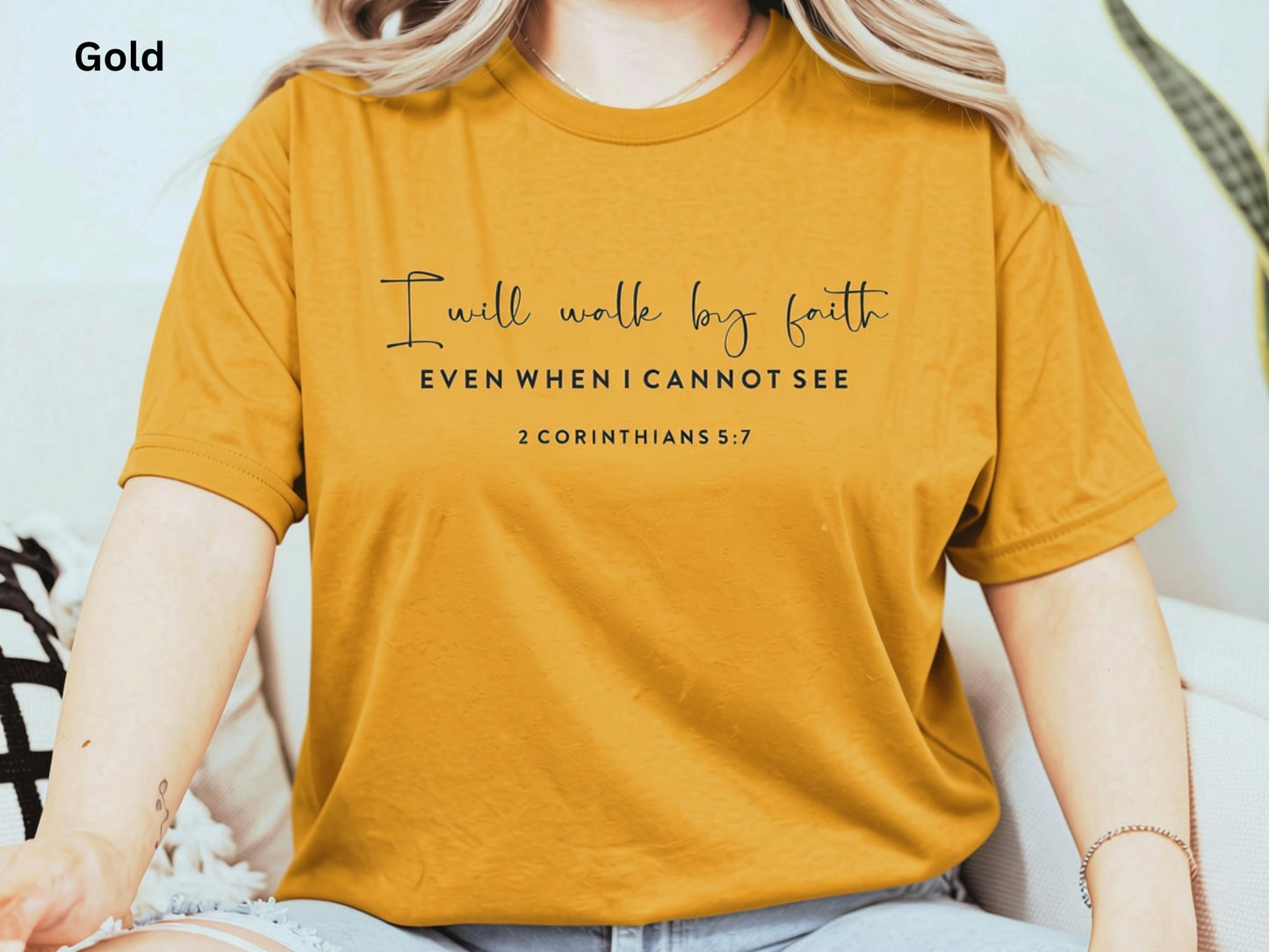 I Will Walk By Faith 2 Corinthians Tee