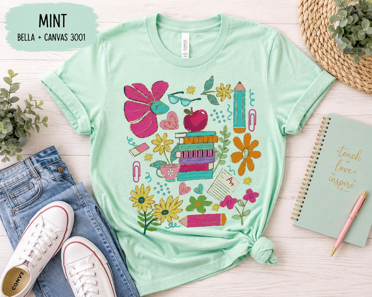 Boho Teacher Life Back to School Shirt
