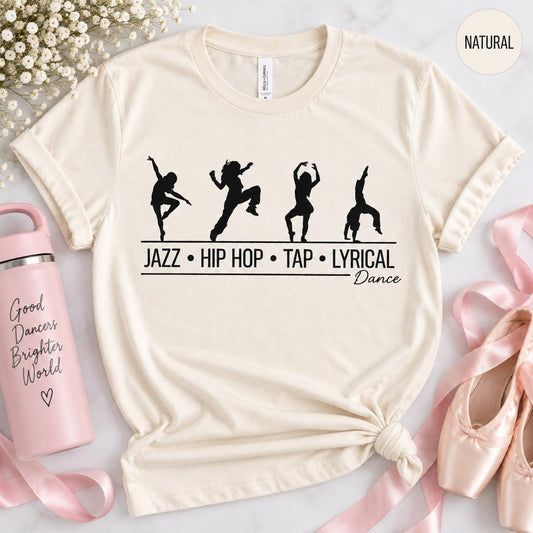 Personalized Dance Shirt or Sweatshirt, Dancer Gift, Jazz Hip Hop Tap Lyrical Shirt, Dance Tee, Youth Adult Dance Shirt
