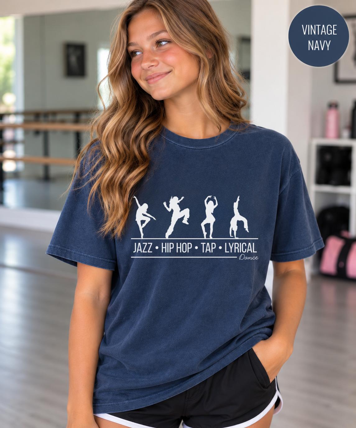 Personalized Dance Shirt or Sweatshirt, Dancer Gift, Jazz Hip Hop Tap Lyrical Shirt, Dance Tee, Youth Adult Dance Shirt