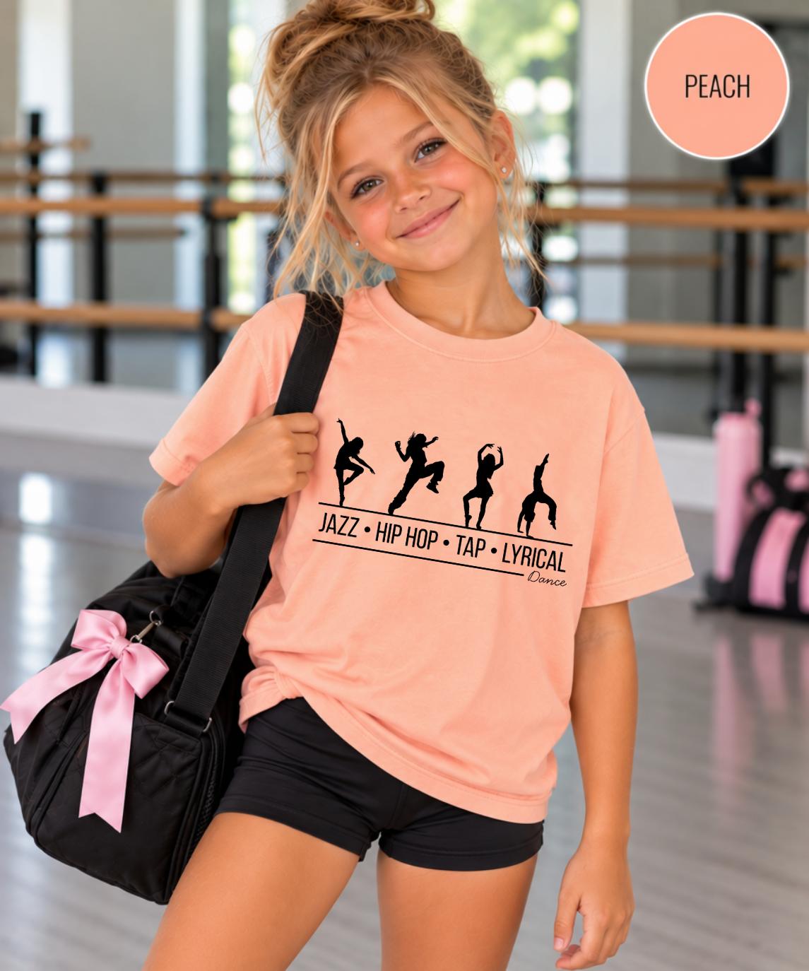 Personalized Dance Shirt or Sweatshirt, Dancer Gift, Jazz Hip Hop Tap Lyrical Shirt, Dance Tee, Youth Adult Dance Shirt