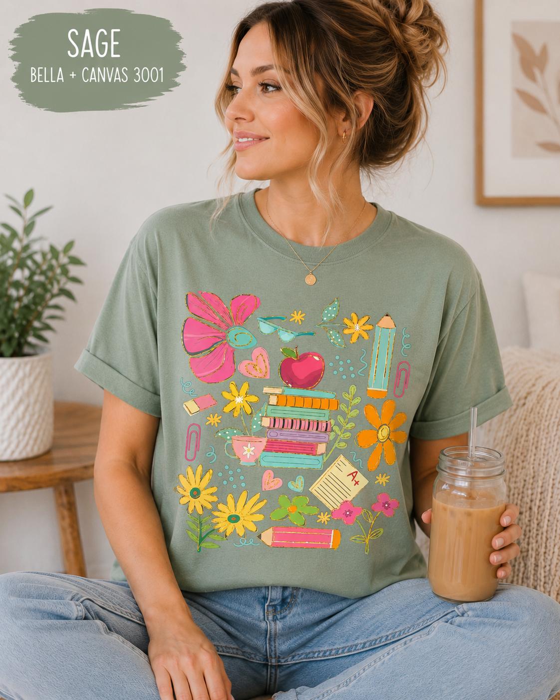 Boho Teacher Life Back to School Shirt