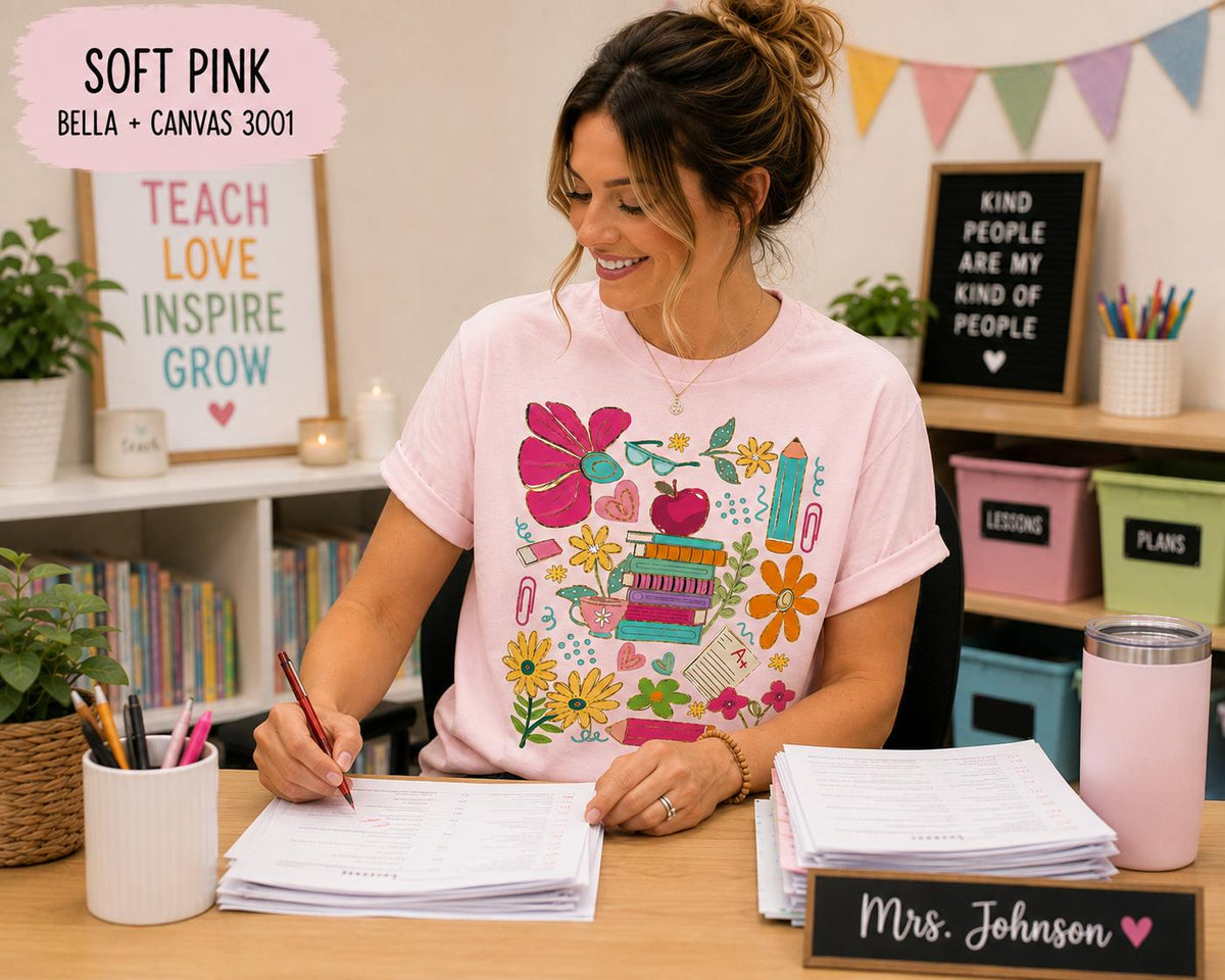 Boho Teacher Life Back to School Shirt