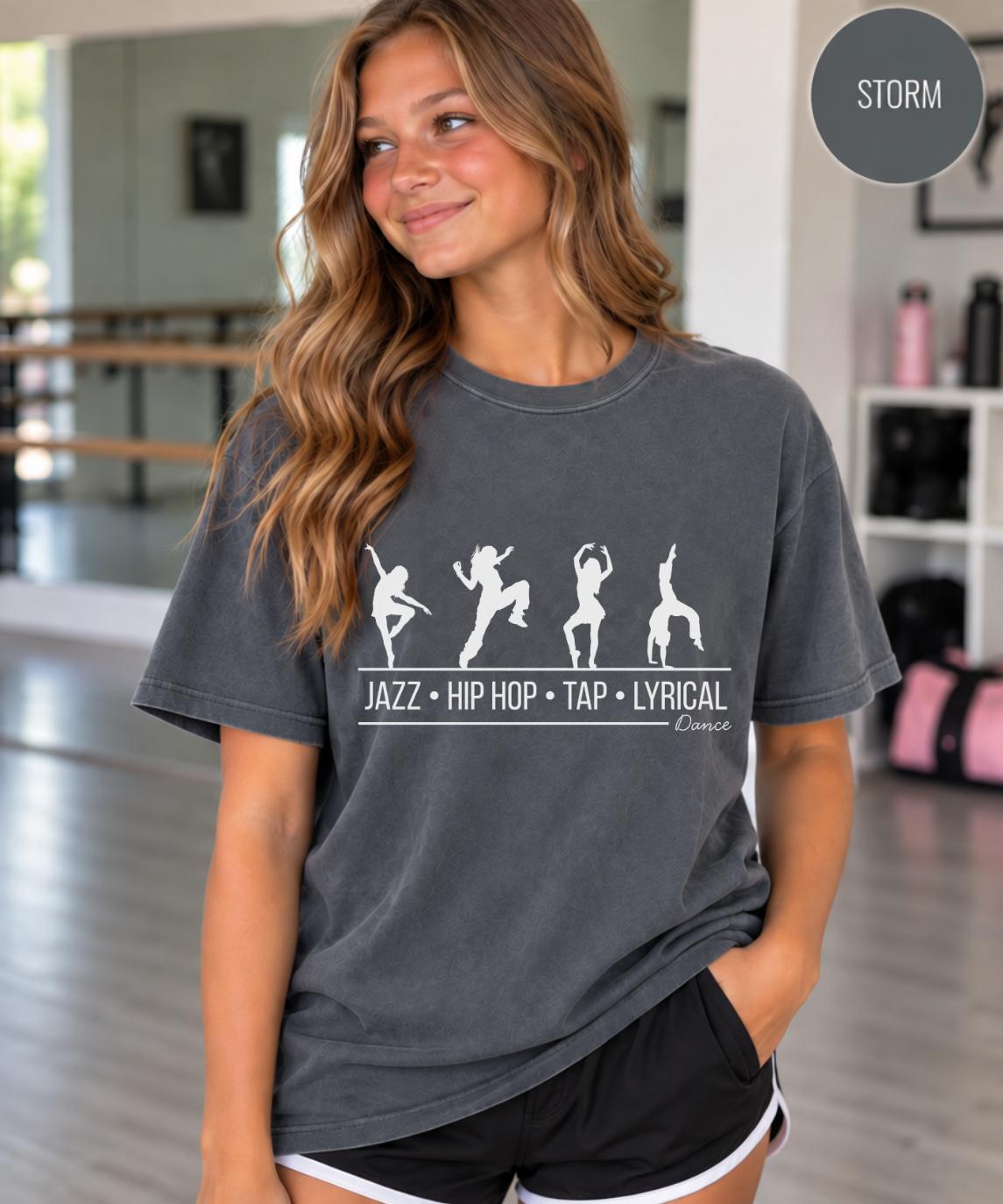 Personalized Dance Shirt or Sweatshirt, Dancer Gift, Jazz Hip Hop Tap Lyrical Shirt, Dance Tee, Youth Adult Dance Shirt