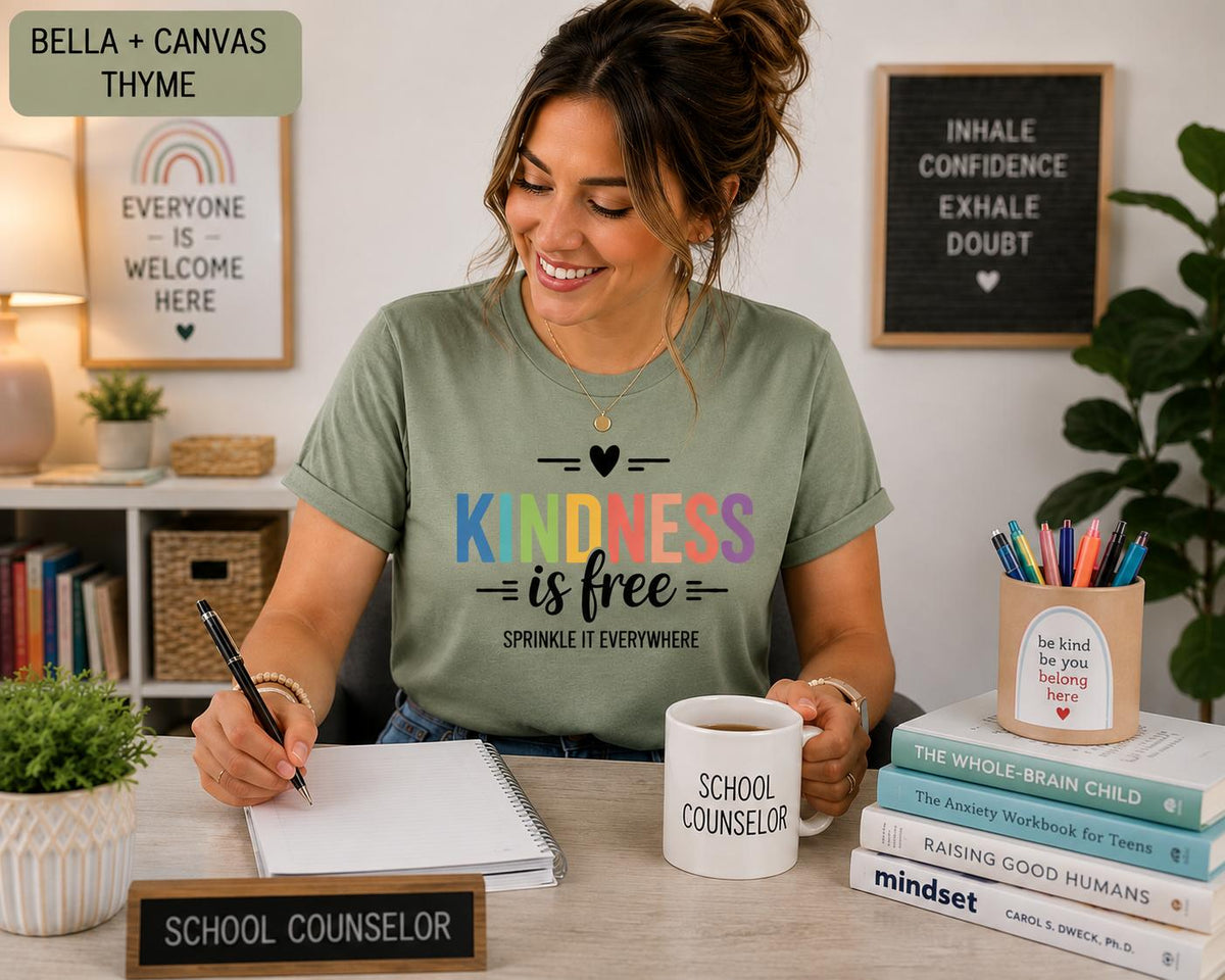 Kindness Is Free Shirt, Teacher Kindness Tee, Back to School Tee