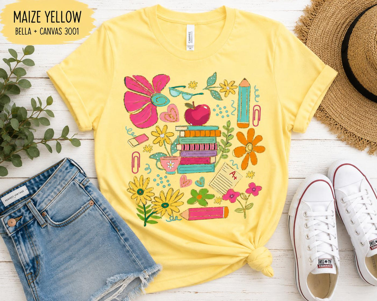 Boho Teacher Life Back to School Shirt